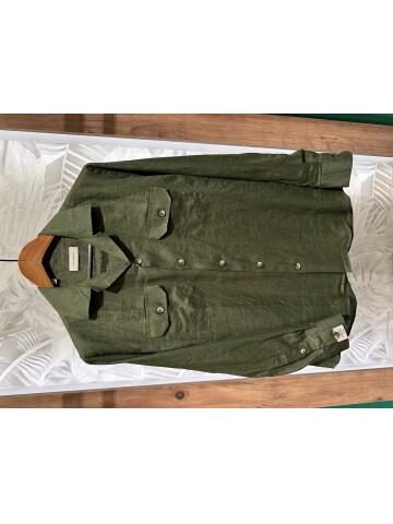SUIT SARTORIA KHAKI LINEN SHIRT 6108