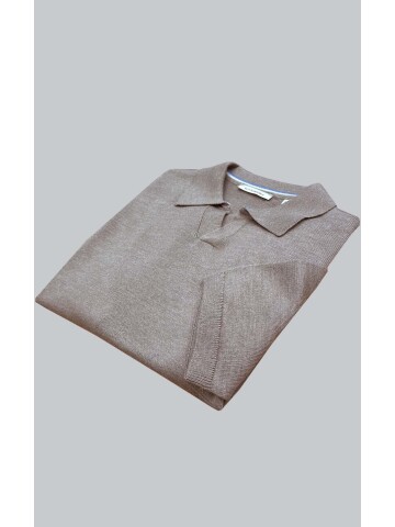 SUIT SARTORIA BROWN SHORT SLEEVE KNITWEAR T-SHIRT 9030