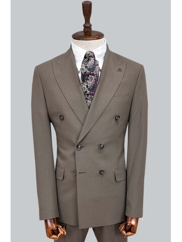 SUIT SARTORIA BROWN DOUBLE-BREASTED SUIT 2002/48