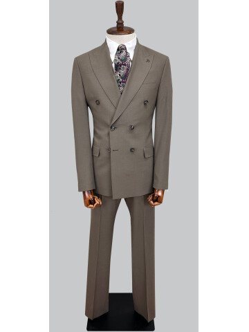 SUIT SARTORIA BROWN DOUBLE-BREASTED SUIT 2002/48