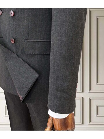 SUIT SARTORIA DOUBLE-BREASTED GREY SUIT 2002/48