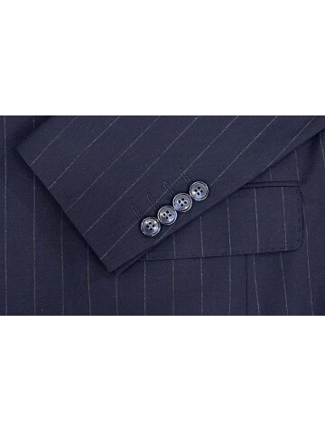 SUIT SARTORIA NAVY BLUE STRIPED SUIT 2002/65
