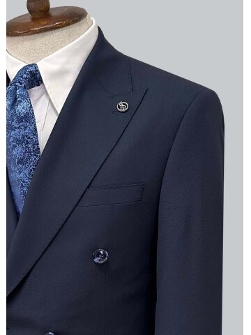 SUIT SARTORIA NAVY BLUE DOUBLE-BREASTED SUIT 2002/48