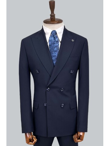 SUIT SARTORIA NAVY BLUE DOUBLE-BREASTED SUIT 2002/48
