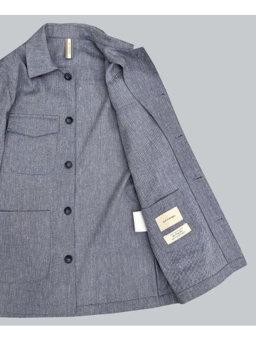 SUIT SARTORIA BLUE 4 POCKET LINEN JACKET 4622