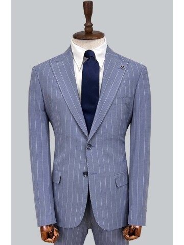 SUIT SARTORIA BLUE STRIPED SUIT 2002/65