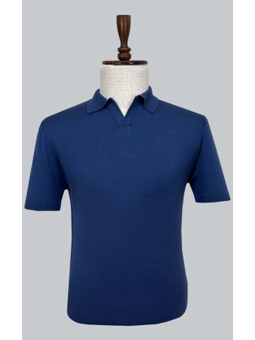 SUIT SARTORIA BLUE SHORT SLEEVE KNITWEAR T-SHIRT 9030