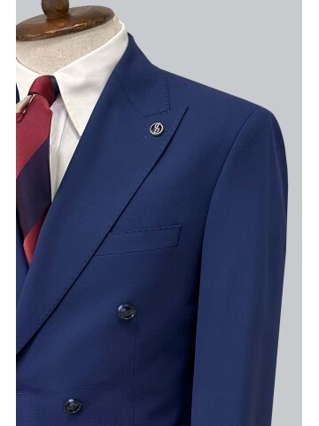 SUIT SARTORIA LIGHT NAVY BLUE DOUBLE-BREASTED SUIT 2002/48