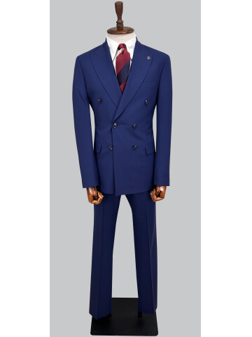 SUIT SARTORIA LIGHT NAVY BLUE DOUBLE-BREASTED SUIT 2002/48