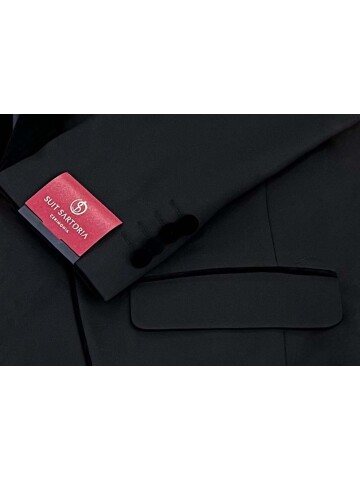 SUIT SARTORIA BLACK TUXEDO 5443