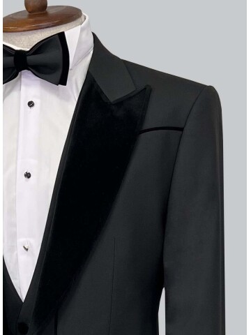 SUIT SARTORIA BLACK TUXEDO 5443