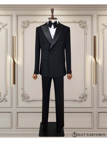 SUIT SARTORIA BLACK TUXEDO 5445