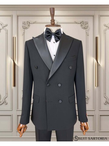 SUIT SARTORIA BLACK TUXEDO 5445