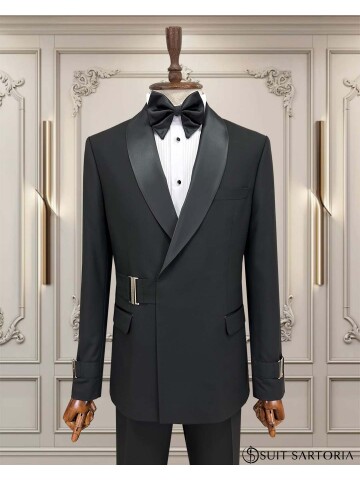 SUIT SARTORIA BLACK TUXEDO 5526