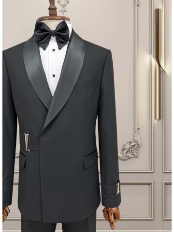 SUIT SARTORIA BLACK TUXEDO 5526