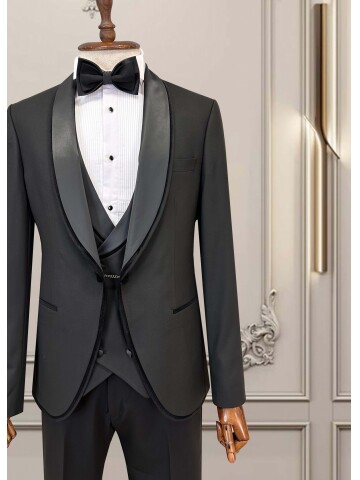 SUIT SARTORIA BLACK TUXEDO 5618