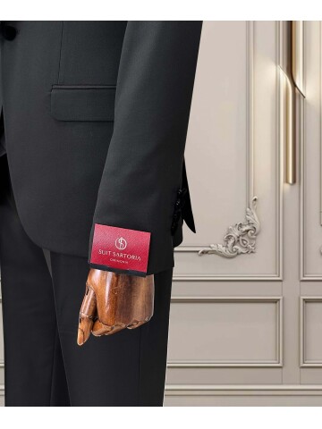 SUIT SARTORIA BLACK TUXEDO 5640