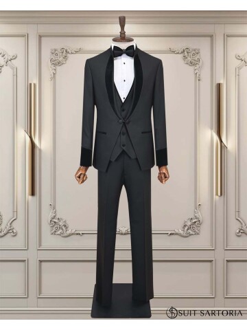 Cemden WEDDİNG SUİT BLACK 5750
