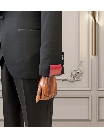 SUIT SARTORIA BLACK SHAWL LAPEL TUXEDO 5645