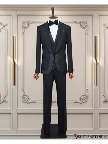 Cemden WEDDİNG SUİT BLACK 5748