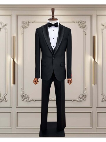SUIT SARTORIA BLACK TUXEDO 5071