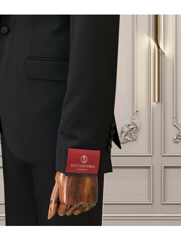 SUIT SARTORIA BLACK TUXEDO 5071
