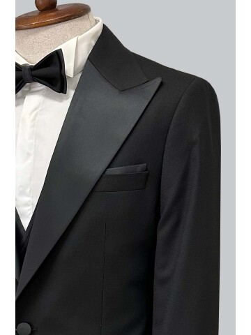SUIT SARTORIA BLACK PEAK COLLAR TUXEDO 5704