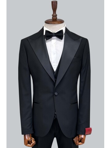 SUIT SARTORIA BLACK PEAK COLLAR TUXEDO 5704