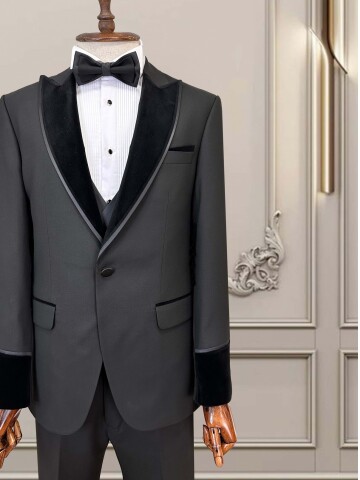 Cemden WEDDİNG SUİT BLACK 5757