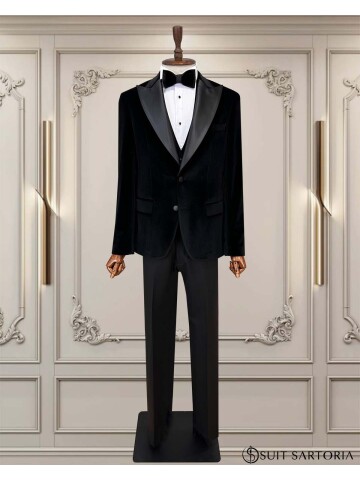 Cemden WEDDİNG SUİT BLACK 5751