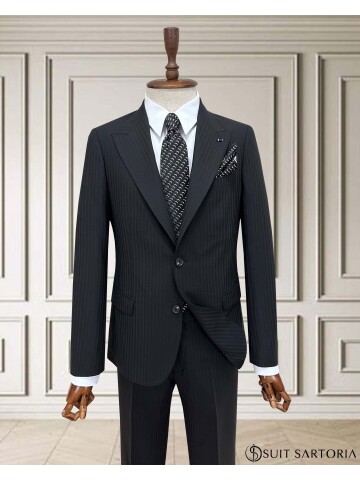 SUIT SARTORIA SİYAH YÜNLÜ TAKIM ELBİSE 2001/35