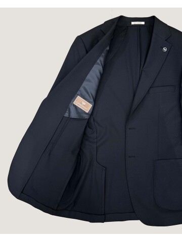 SUIT SARTORIA BLACK WOOL SUIT 252051