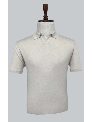 SUIT SARTORIA BEIGE SHORT SLEEVE KNITWEAR T-SHIRT 9030