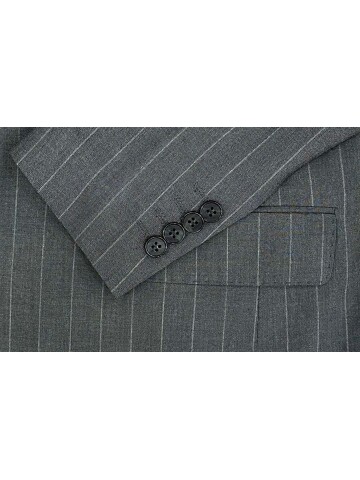 SUIT SARTORIA GREEN STRIPED SUIT 2002/65