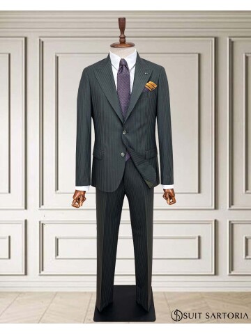 SUIT SARTORIA YEŞİL YÜNLÜ TAKIM ELBİSE 2001/35