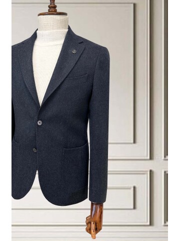 SUIT SARTORIA YÜNLÜ LACİVERT CEKET 254011