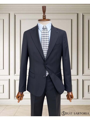SUIT SARTORIA WOOL NAVY BLUE SUIT 2001/14