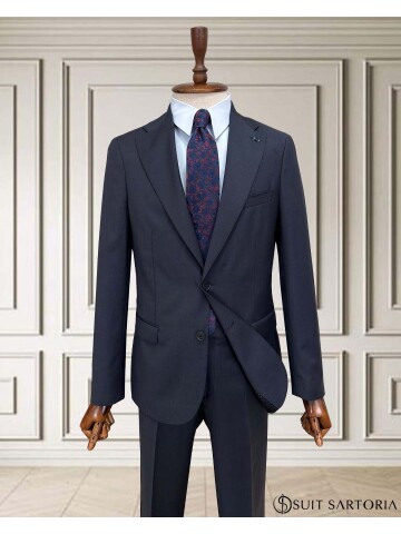 SUIT SARTORIA WOOL NAVY BLUE SUIT 2001/15