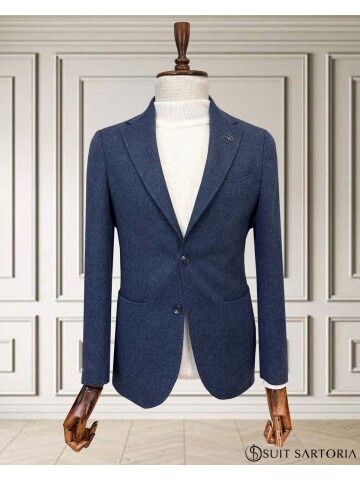 SUIT SARTORIA YÜNLÜ MAVİ CEKET 254011