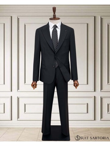 SUIT SARTORIA WOOL BLACK SUIT 2001/14