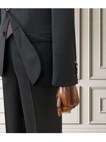 SUIT SARTORIA WOOL BLACK SUIT 2001/15