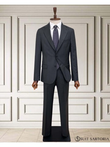 SUIT SARTORIA WOOL BLACK SUIT 2001/15