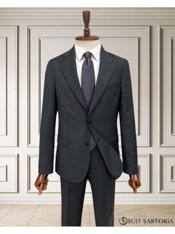 SUIT SARTORIA WOOL BLACK SUIT 2001/15