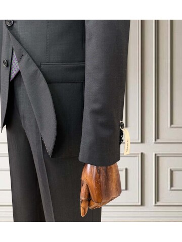 SUIT SARTORIA WOOL BLACK SUIT 2001/15