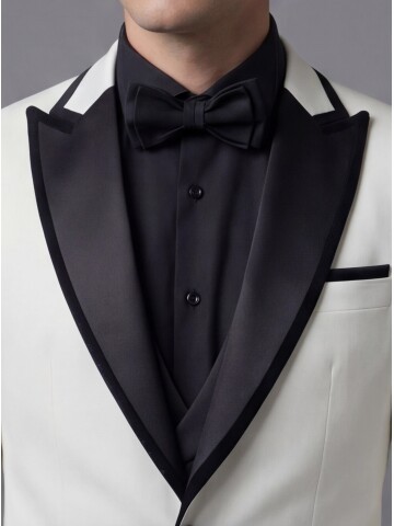 White Three-Piece Tuxedo