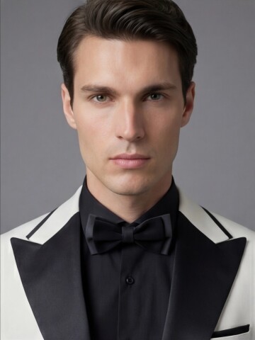 White Three-Piece Tuxedo