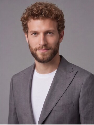 Gri Keten Sivri Yaka Comfort Fit Torba Cep 2 Düğme Takım Elbise