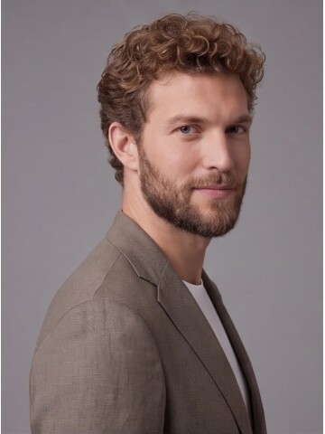 Haki Mono Yaka Slim Fit Torba Cep 2 Düğme Takım Elbise