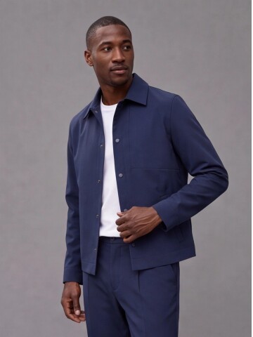 Koyu Mavi Comfort Fit Performans Takım