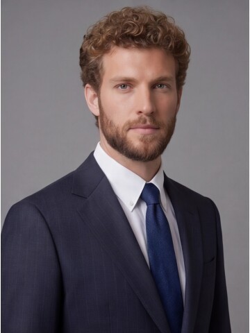 Lacivert Mono Yaka Comfort Fit Takım Elbise